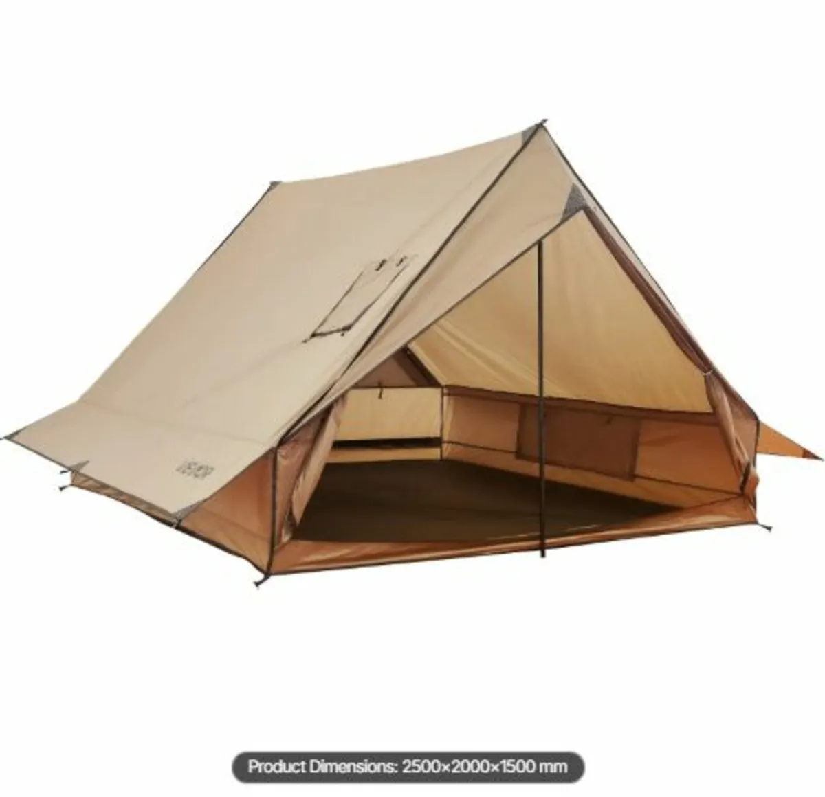 Camping Hot Tent, 2 Persons Cabin Tent with Stove - Image 1