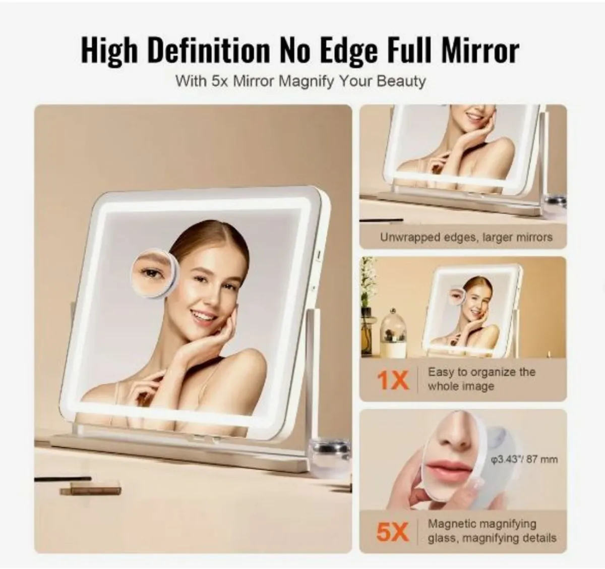 Vanity Mirror with Lights - Image 2