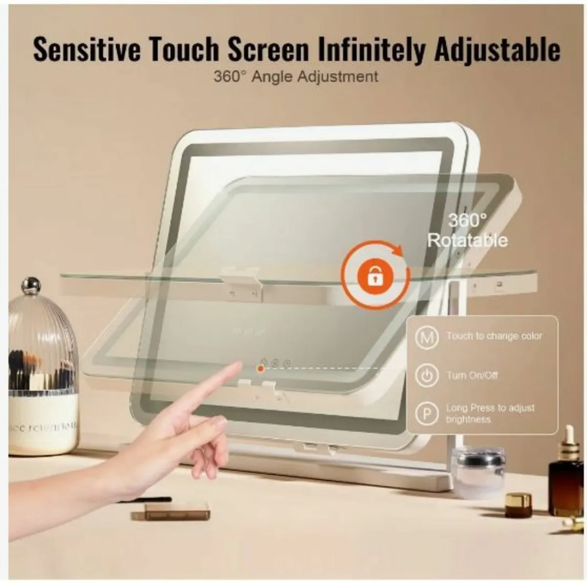 Vanity Mirror with Lights - Image 3