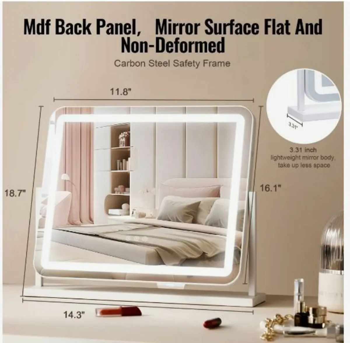 Vanity Mirror with Lights - Image 4