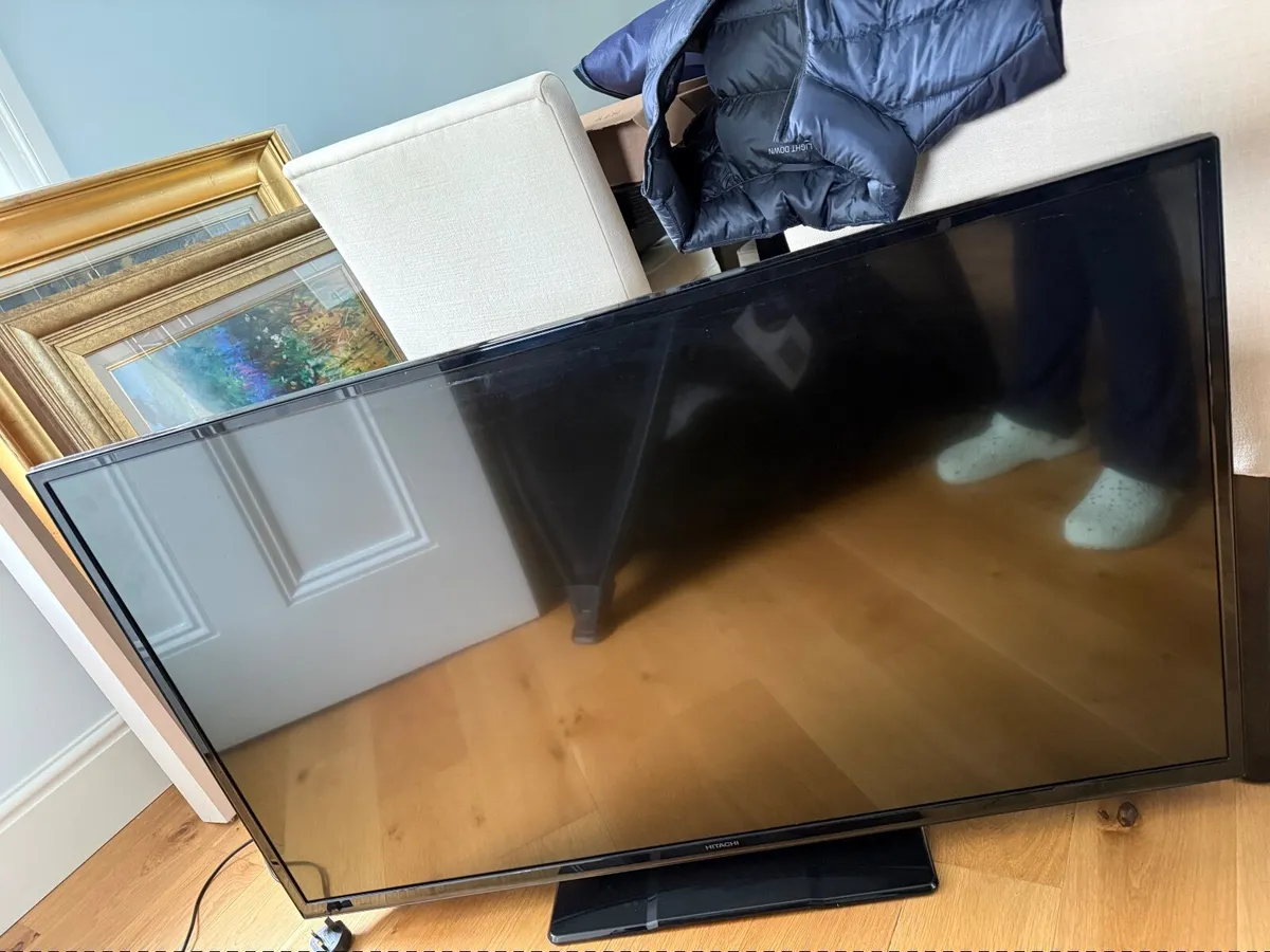 Black Hitachi Television 44” - Image 2