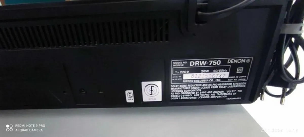 Like New , Amazing DENON Cassette Deck DRW - 750 - Perfect CONDITION ! - Image 4