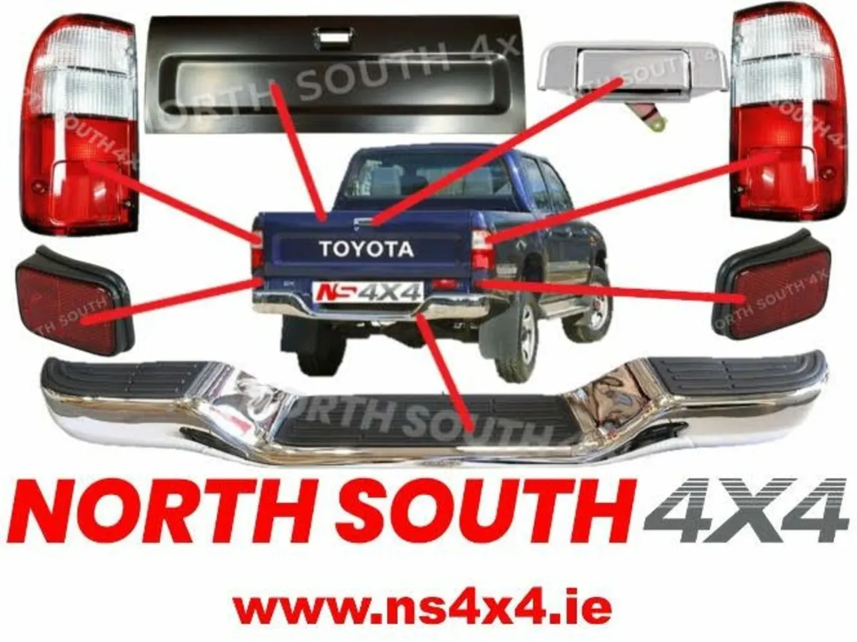 Toyota Hilux Parts and Accessories 1997 to 2005 - Image 4