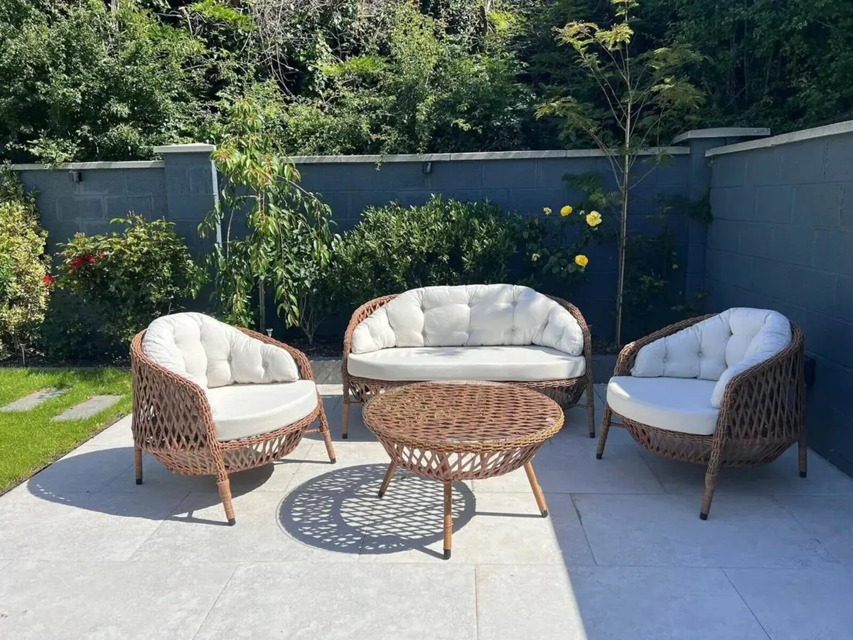 Outdoor garden furniture set rattan brand new - Image 1