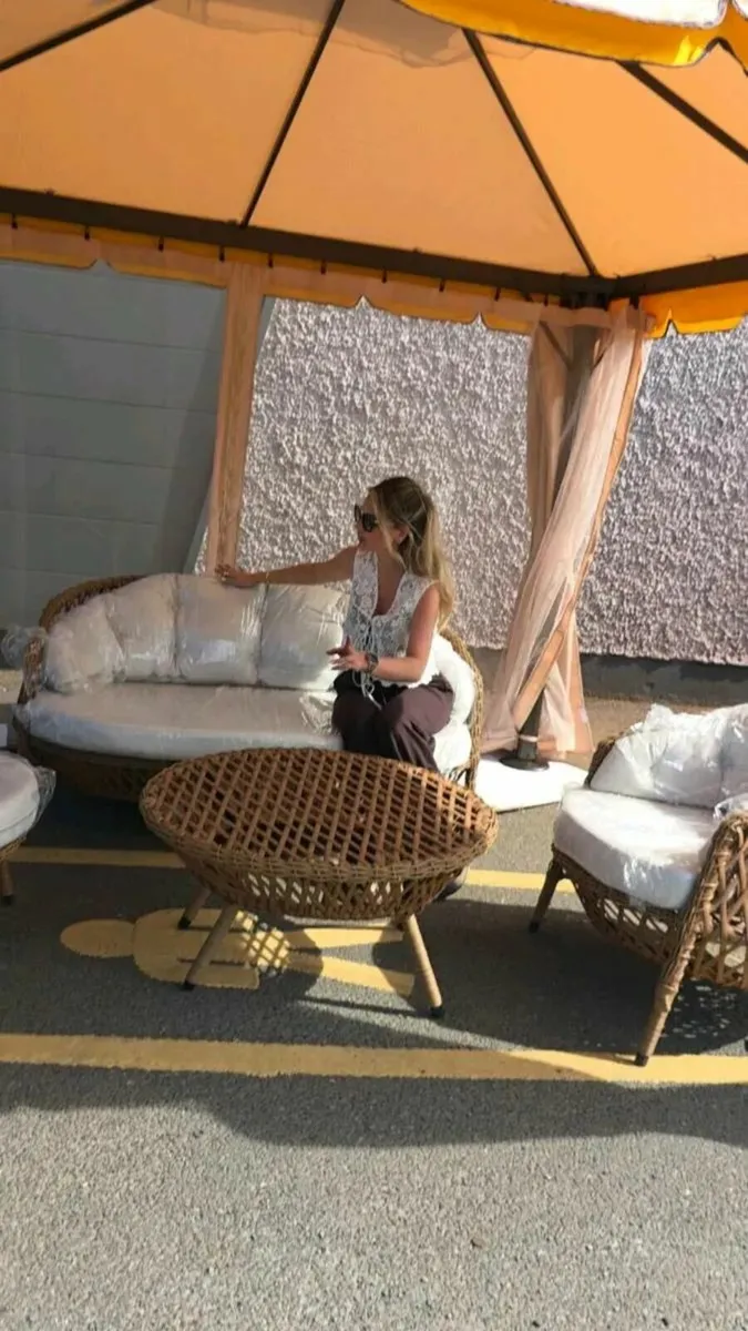 Outdoor garden furniture set rattan brand new - Image 2