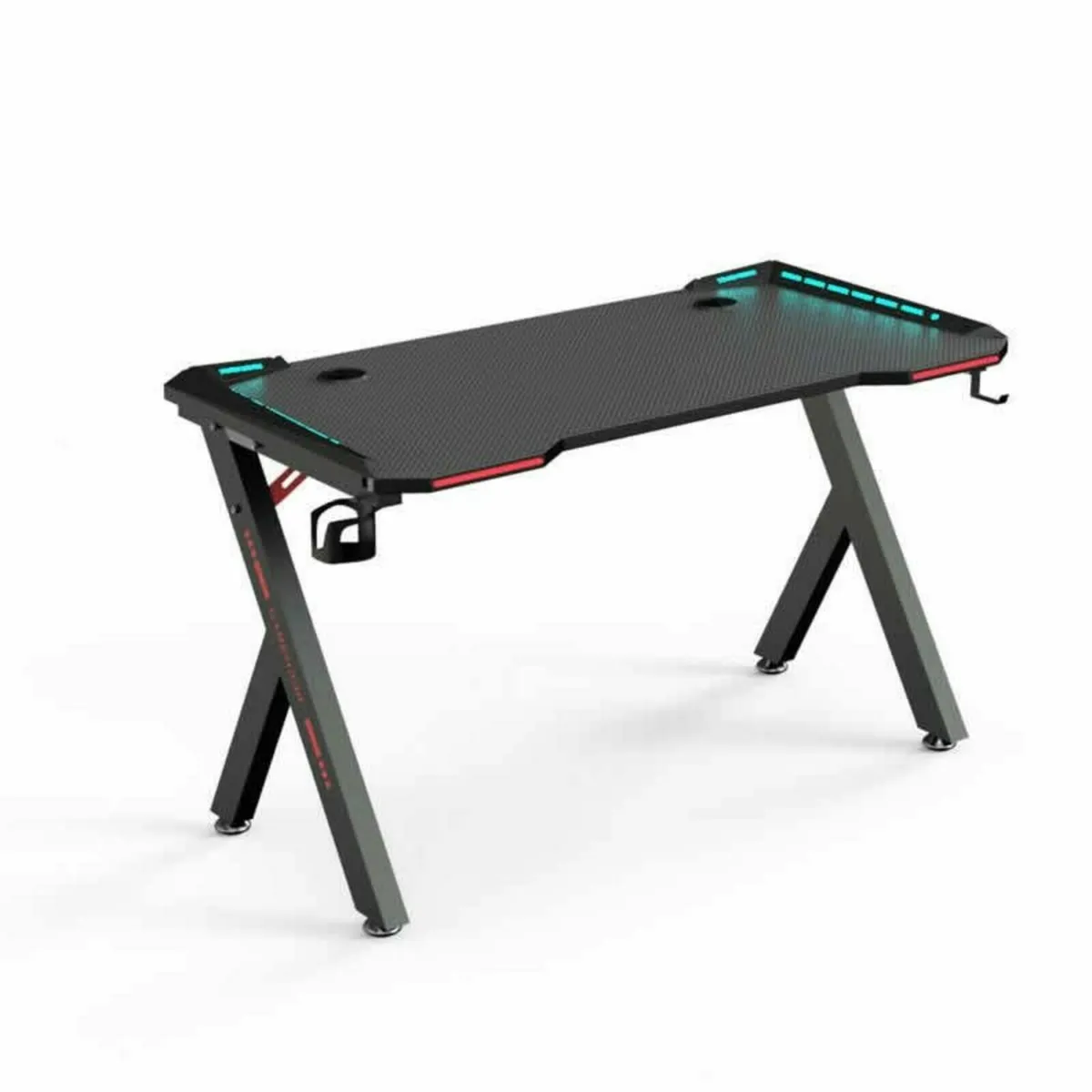 Office Gaming Desk with RGB LED Table - Image 2