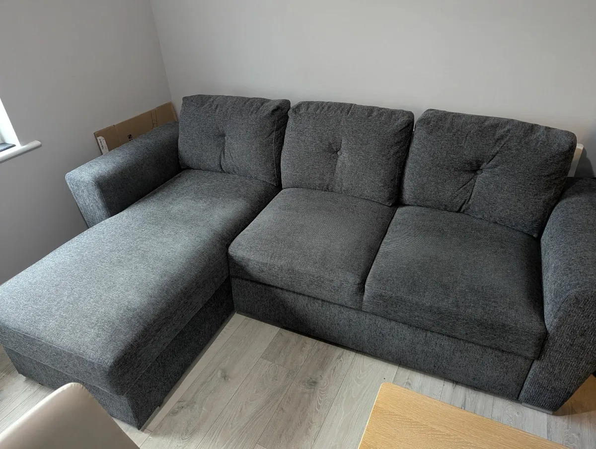 Corner Sofa with Pull-Out Bed - Image 1