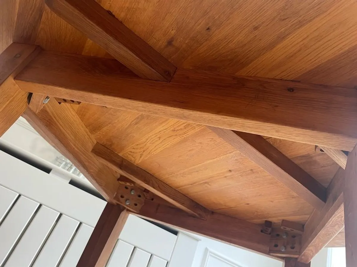 solid oak table - Image 2