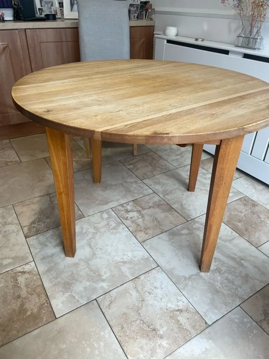 solid oak table - Image 3