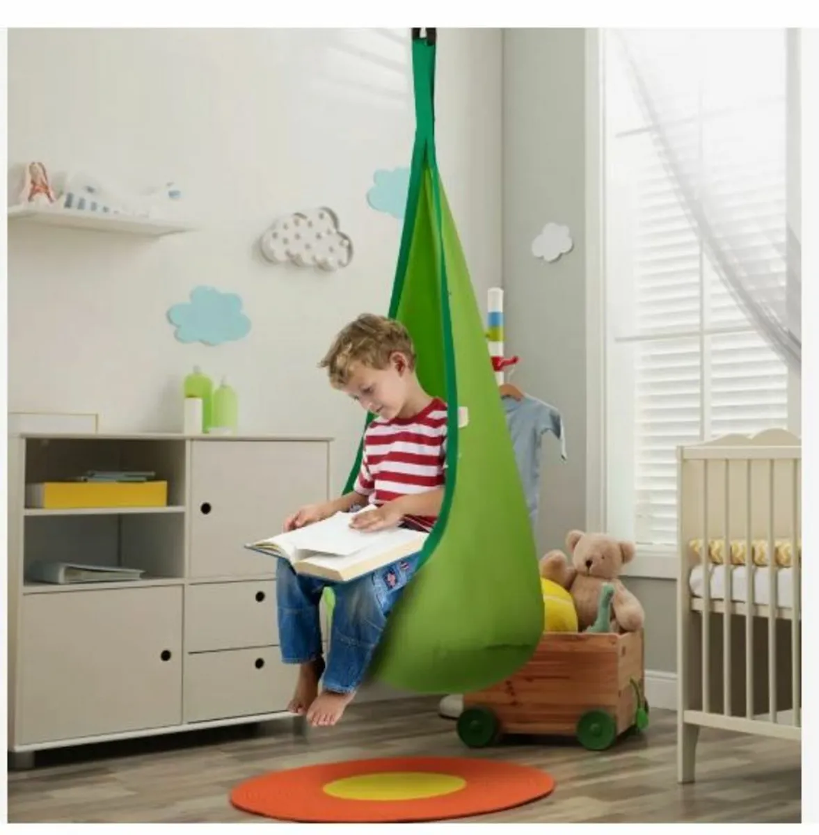 Kids Pod Swing Seat Hanging - Image 4