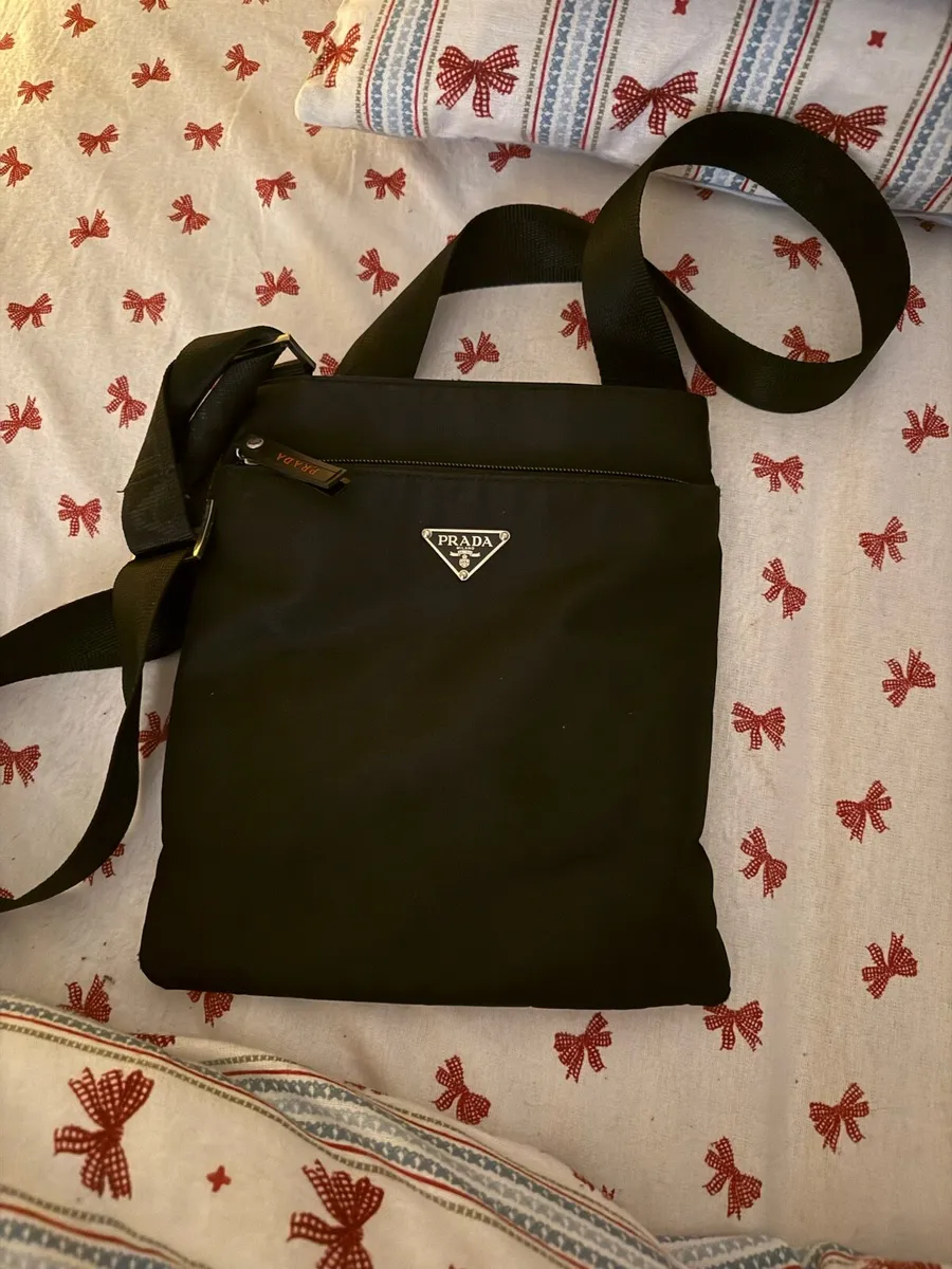 Prada crossbody bag unisex black - Image 1