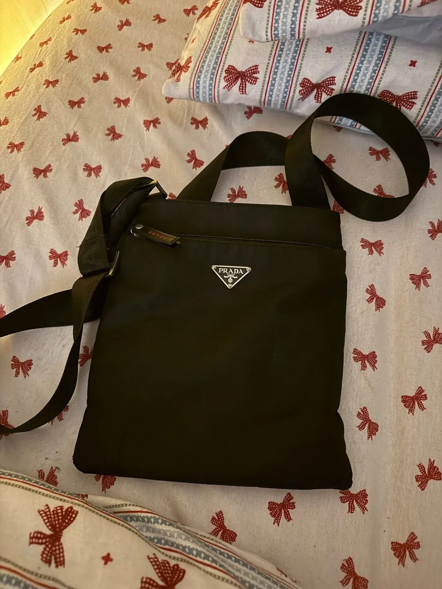 Prada crossbody bag unisex black - Image 2