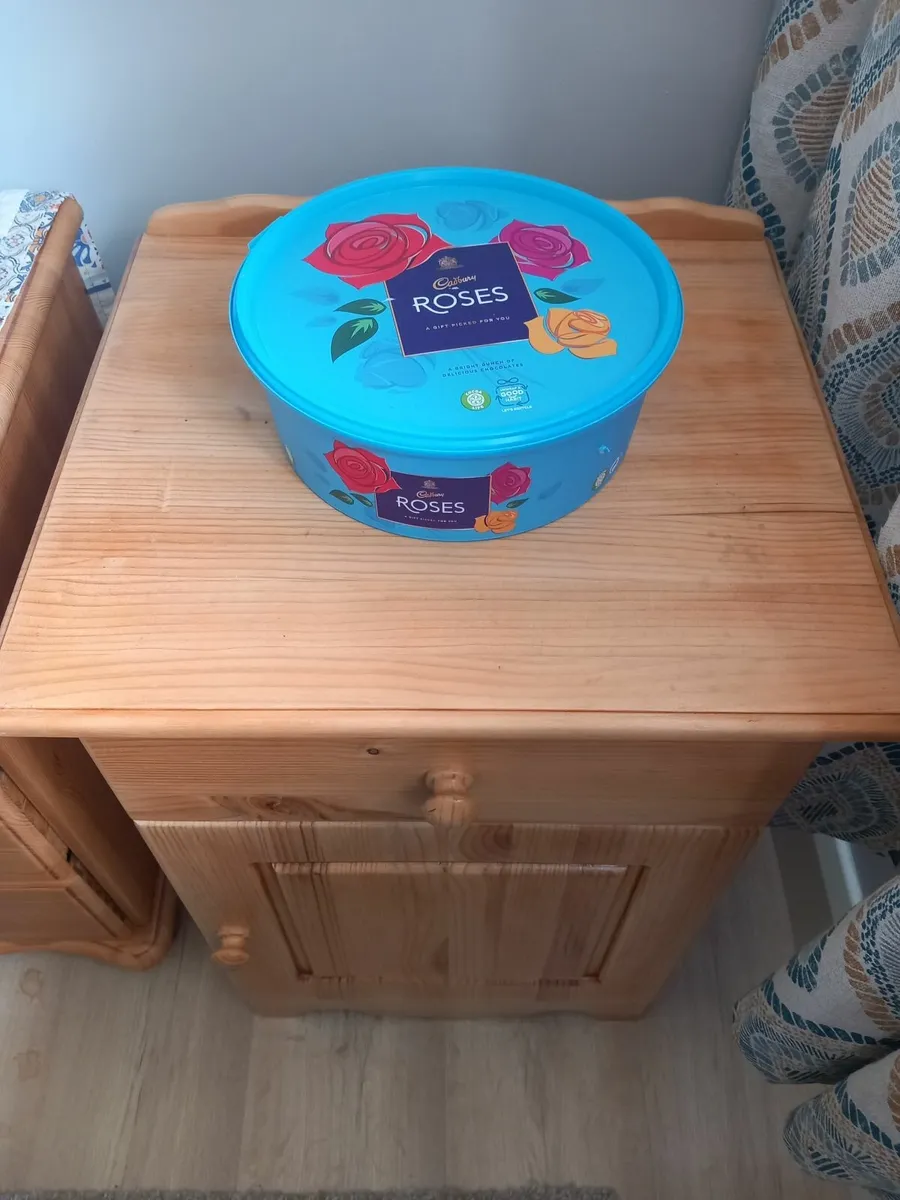 Two solid pine lockers - Image 1