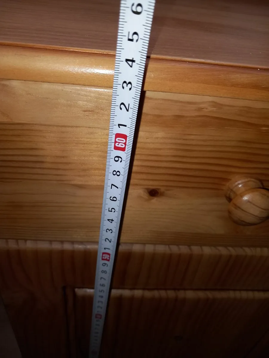 Two solid pine lockers - Image 2