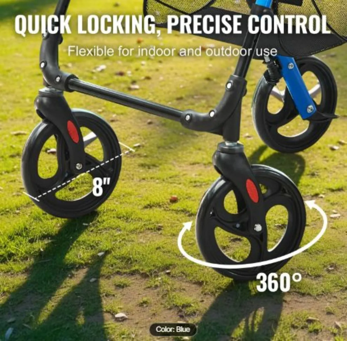 Rollator Walker for Seniors and Adult,Lightweight - Image 3