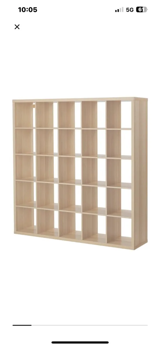 Ikea Kallax shelving unit oak - Image 1