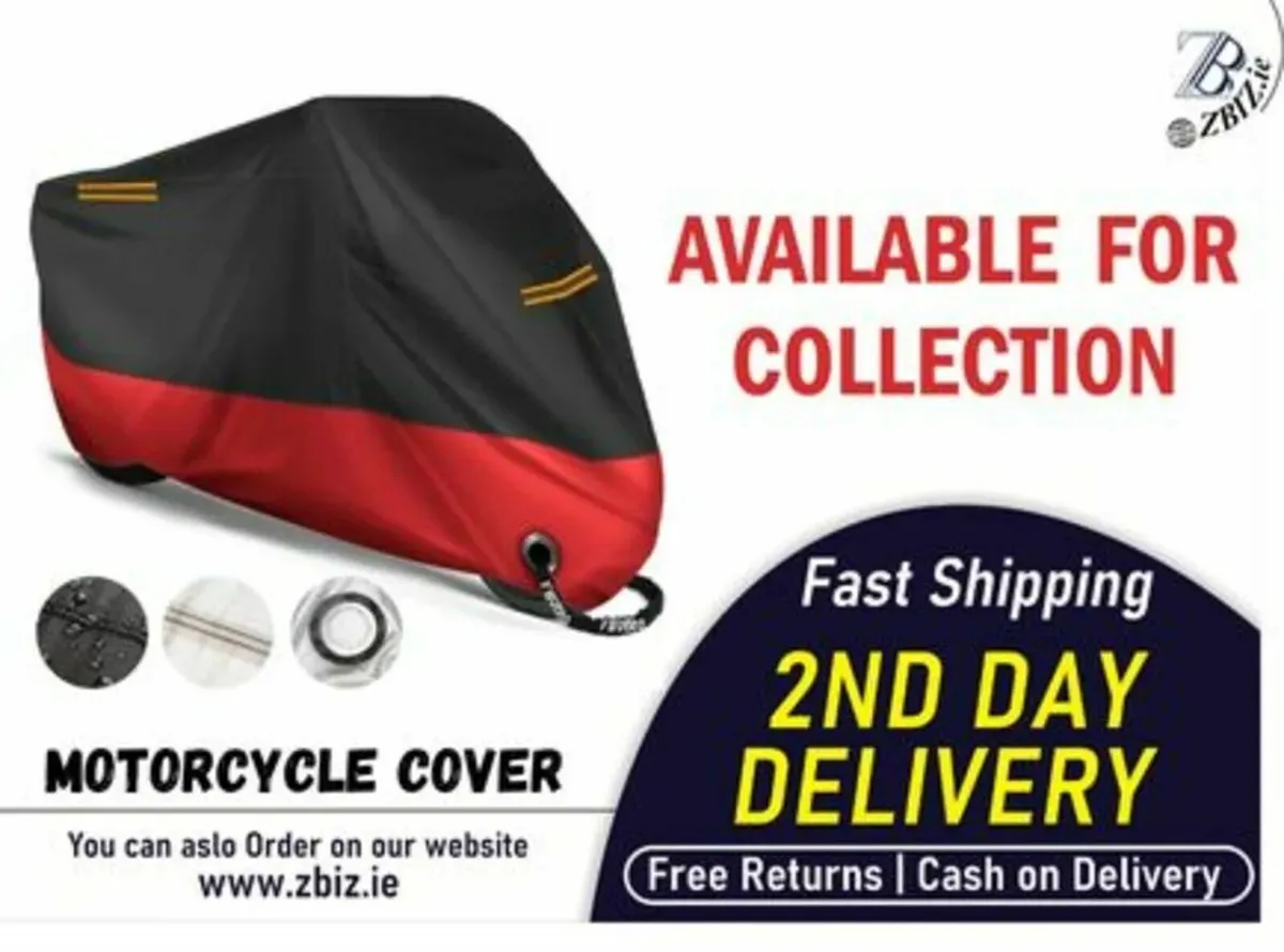 Motorcycle Cover 210D Waterproof Outdoor Motorbike - Image 1