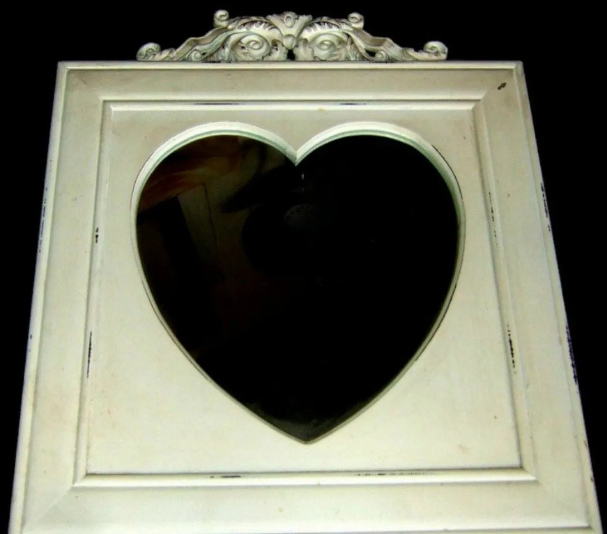 Vintage Shabby Chic Mirror - Image 1