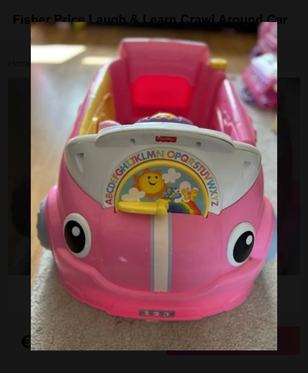 Fisher Price Laugh & Learn Crawl Around Car - Image 1