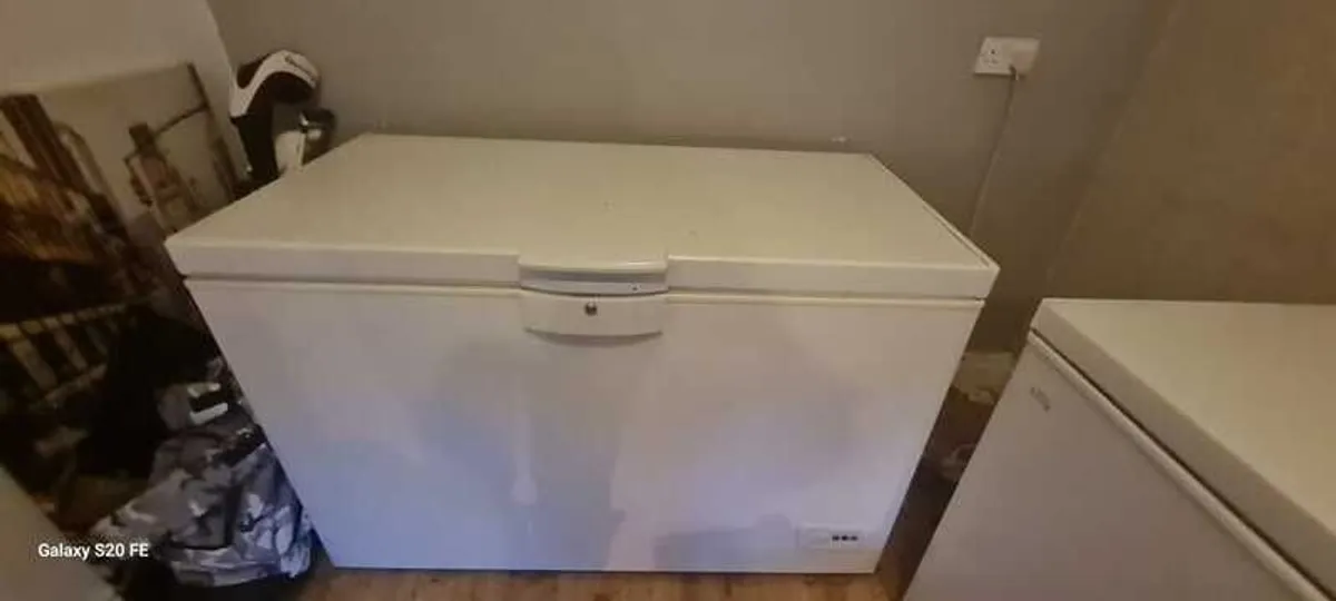 2 x Large Chest Freezers - Image 1