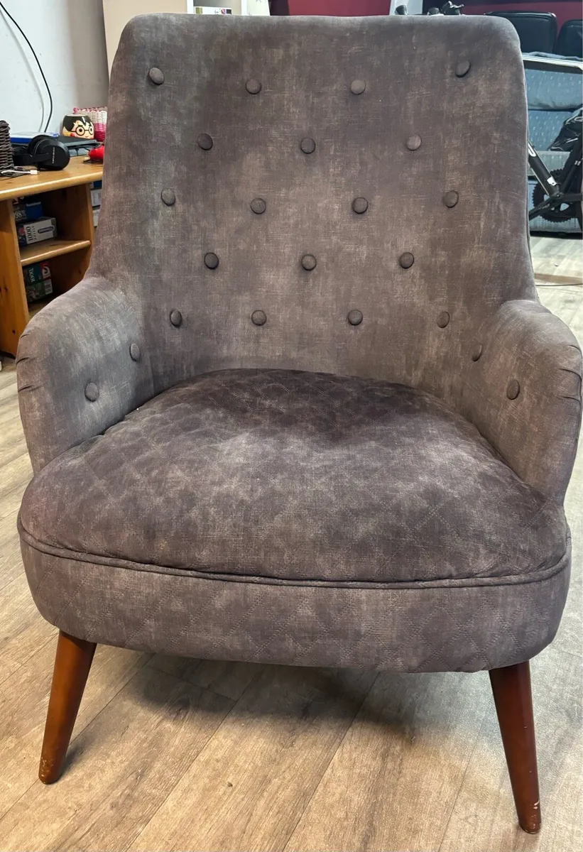 Grey Armchair - Image 1