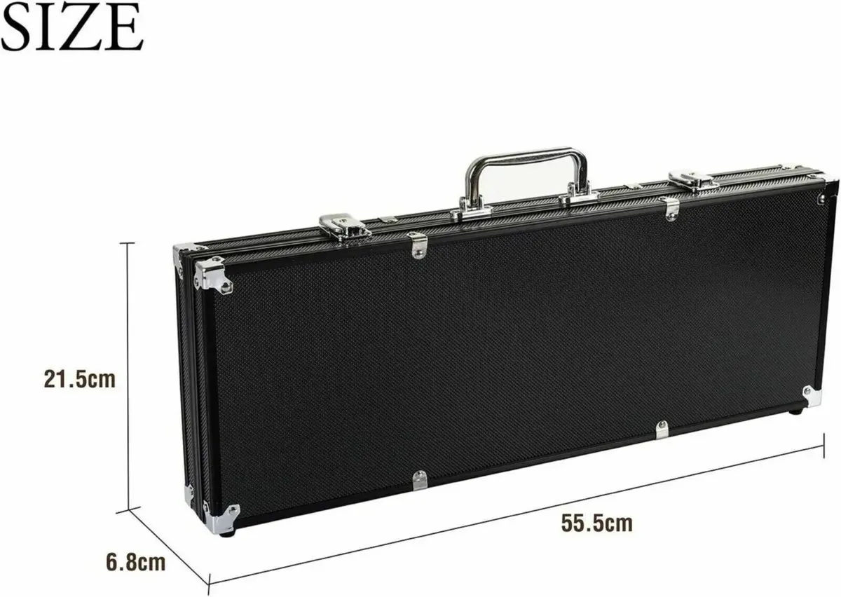 Texas Holdem Poker Chips Set with Aluminum Case - Image 2