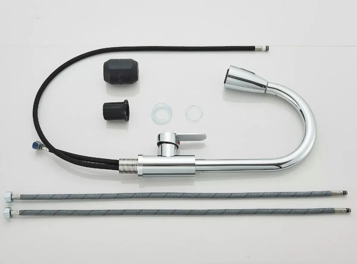 Kitchen Sink Tap Mixer Pull Out Spray Head - Image 4