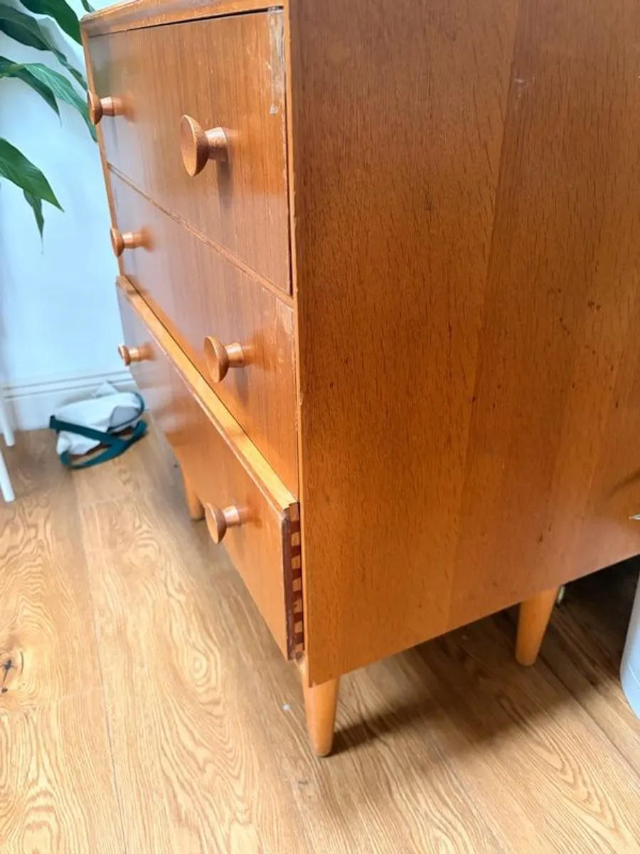 mid century chest of drawers - Image 4