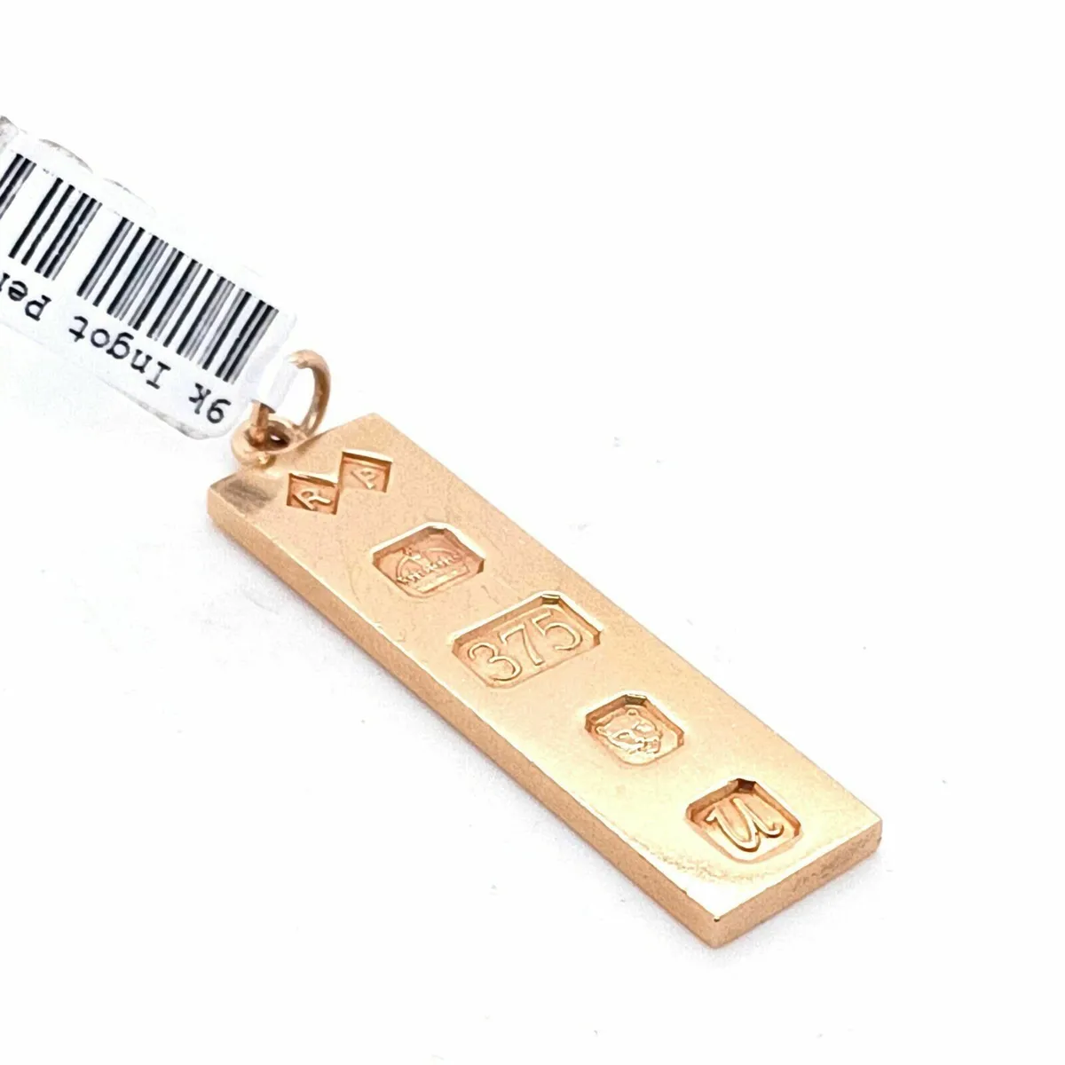 9k Gold Ingot Bar Pendant,  14.7 g - Image 1