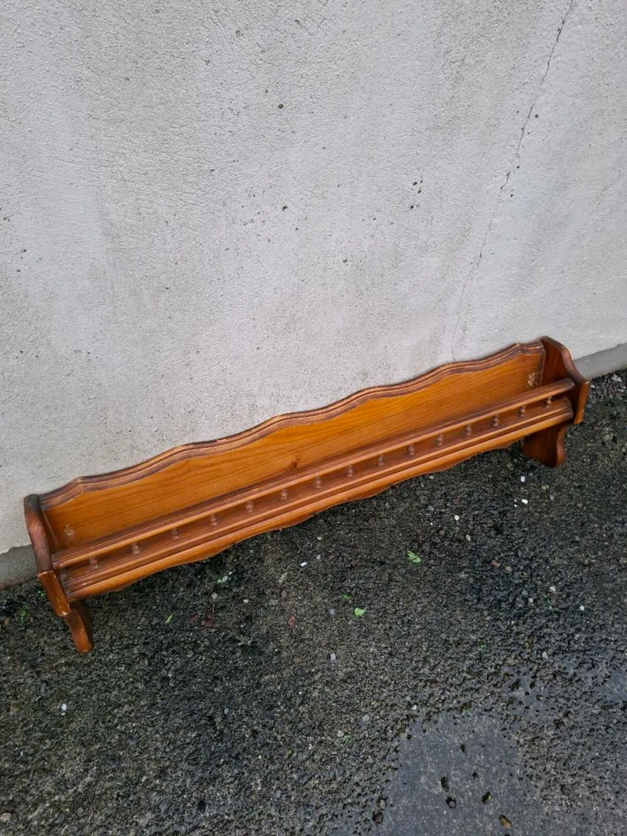 Long wood coat holder shelf possible to post - Image 3