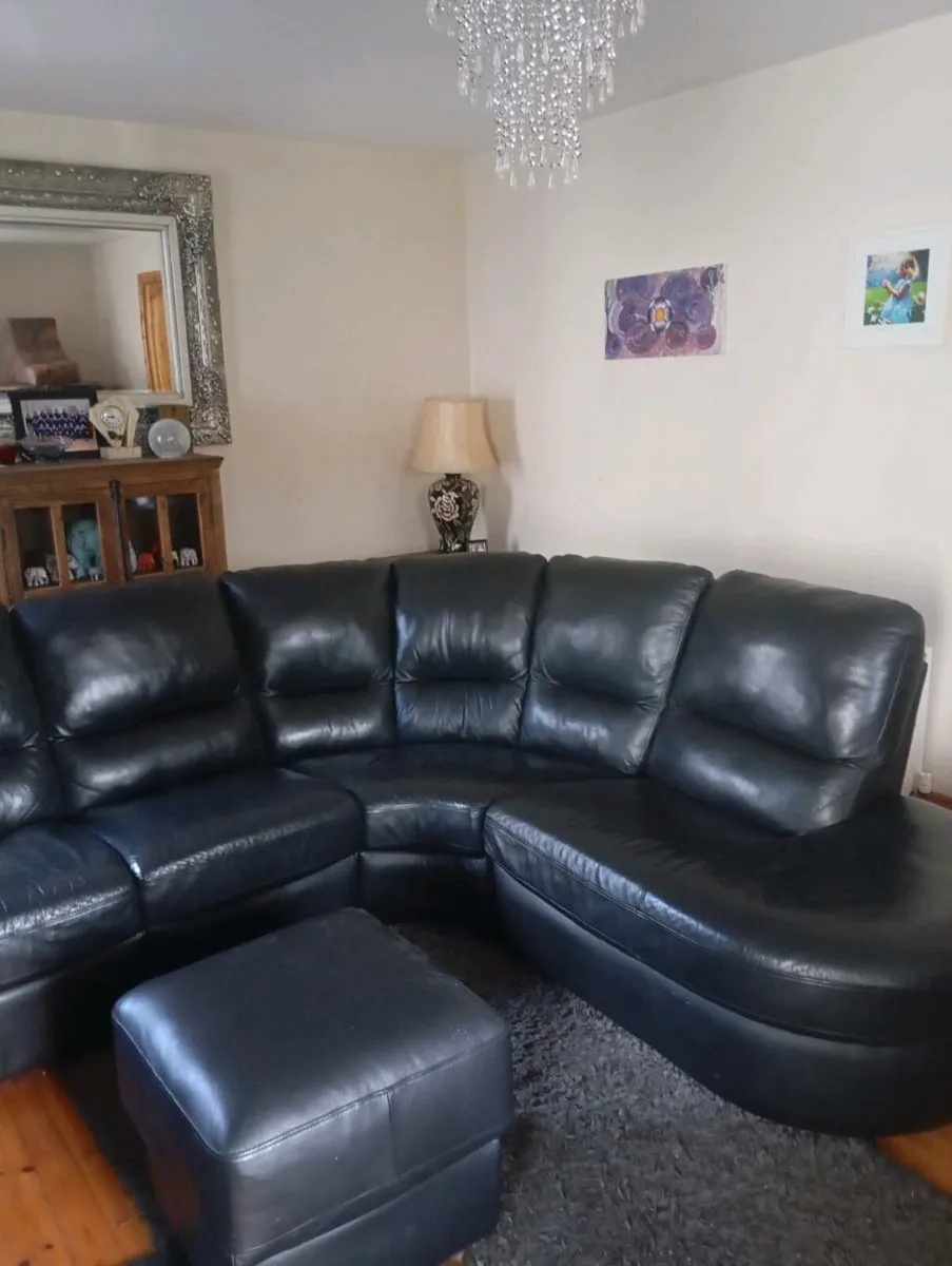 Leather Sofa - Image 3