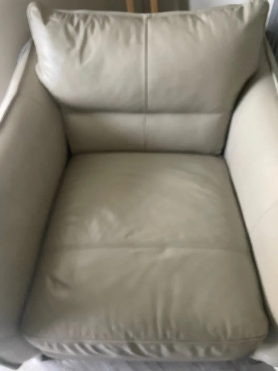 Faux Leather Armchair - Image 4