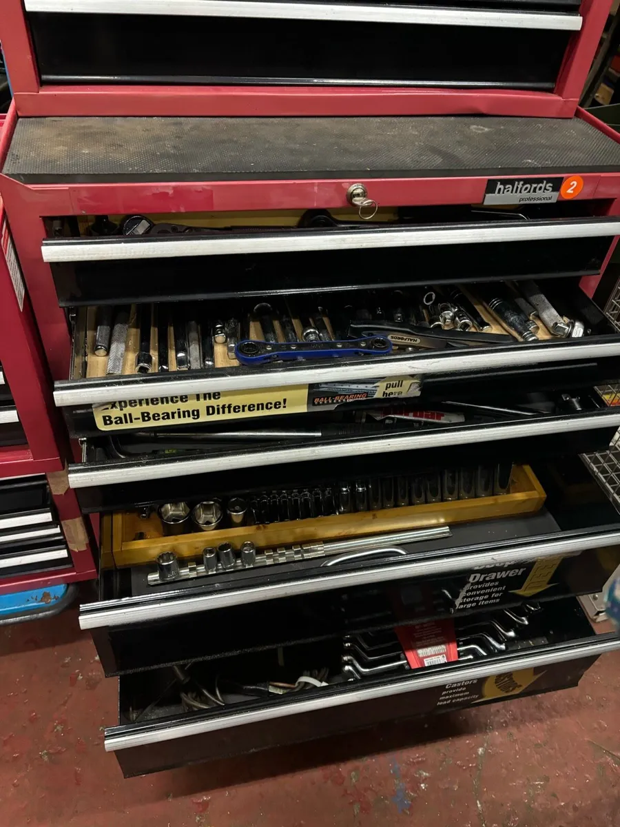 Halfords professional  roll cab top boxes  keys - Image 3