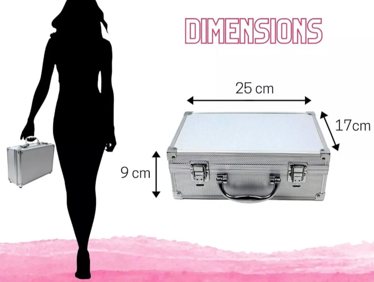 60pc Vanity Case Beauty Cosmetic Set - Image 4