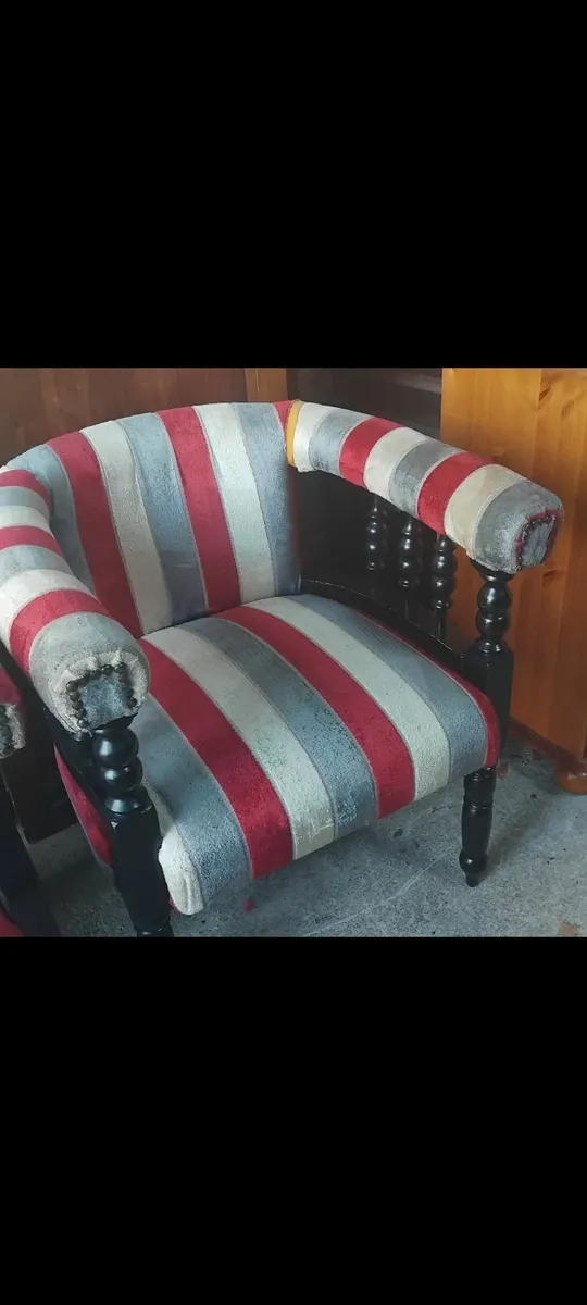 Tub chairs x 4 - Image 3