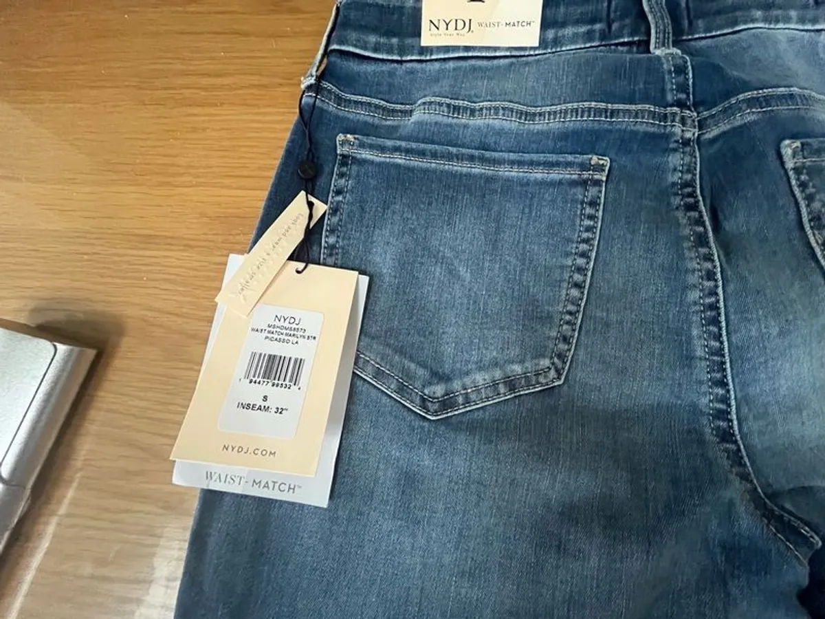 NYDJ Marilyn Jeans Waist-Match in  Picasso Lake - Image 1