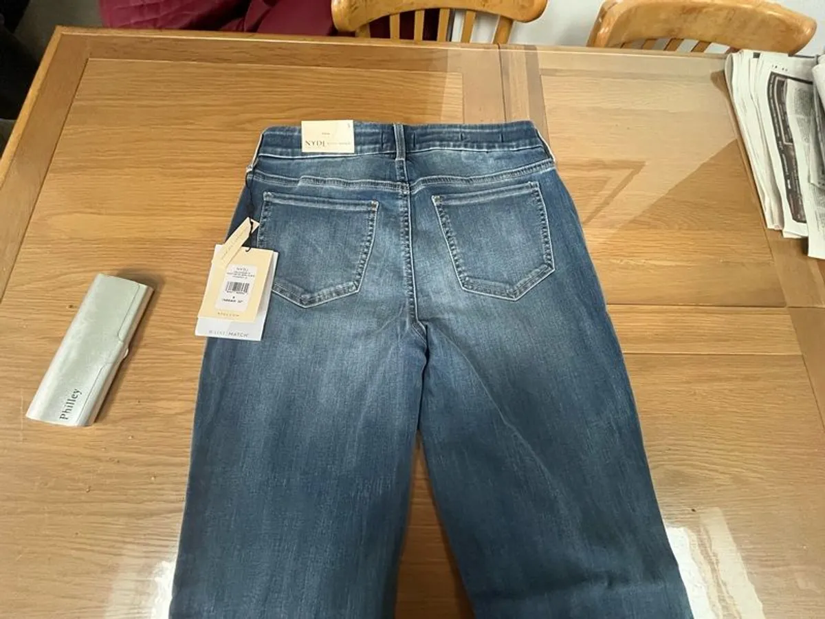 NYDJ Marilyn Jeans Waist-Match in  Picasso Lake - Image 2