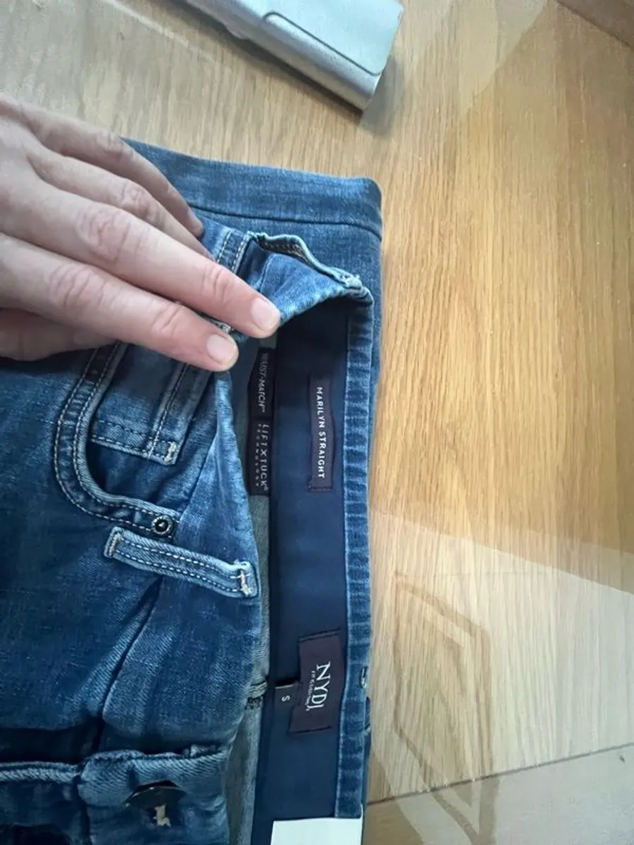 NYDJ Marilyn Jeans Waist-Match in  Picasso Lake - Image 4