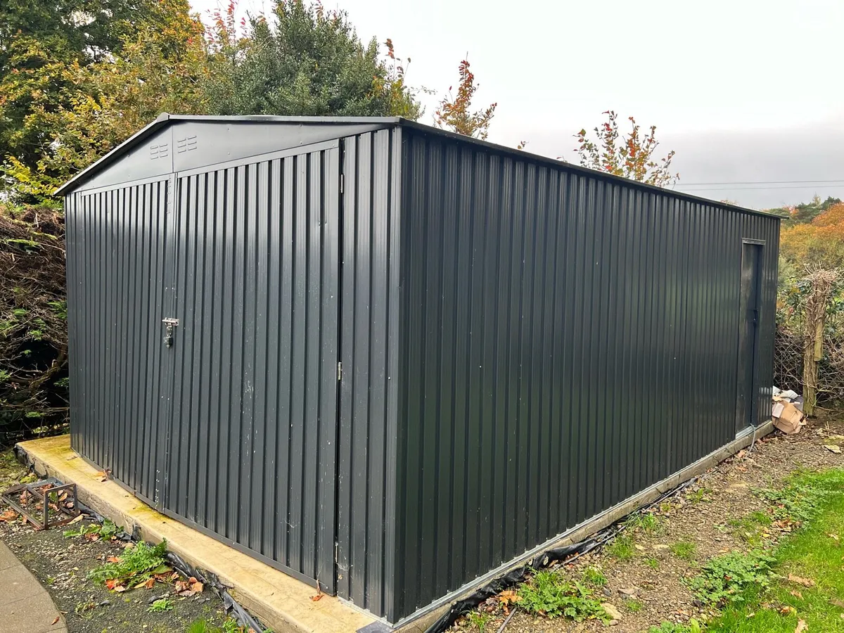 Dancover Pro Shed Metal Garage 20.5m2 - Image 1