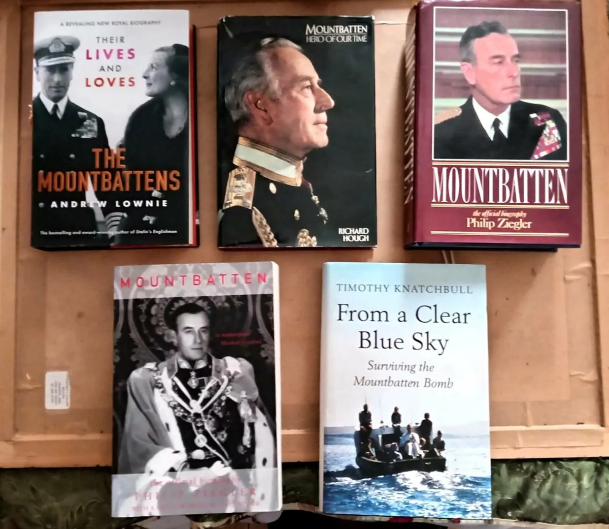Five Mountbatten and Tim Knatchbull Books