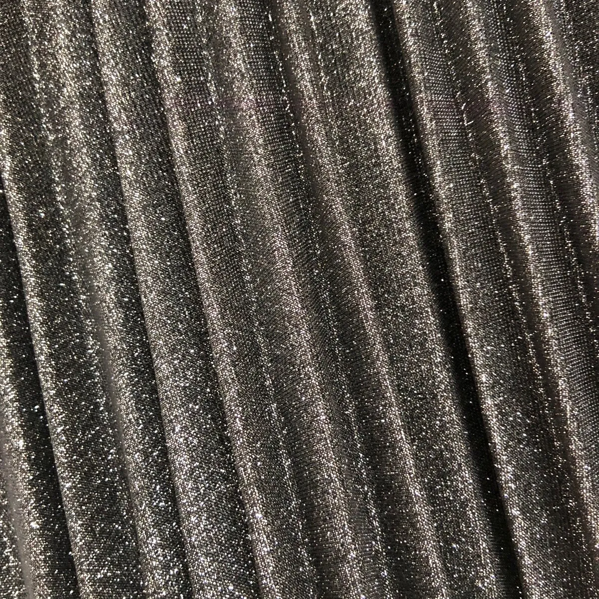 Silver / Black Sparkly Skirt - Image 3
