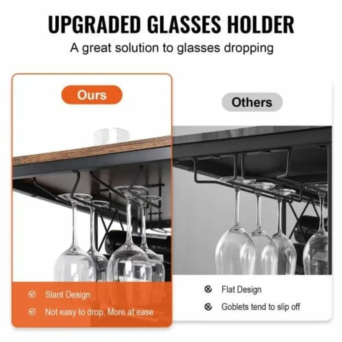 40 Inch Industrial Bar Cabinet, Wine Table for Liq - Image 2