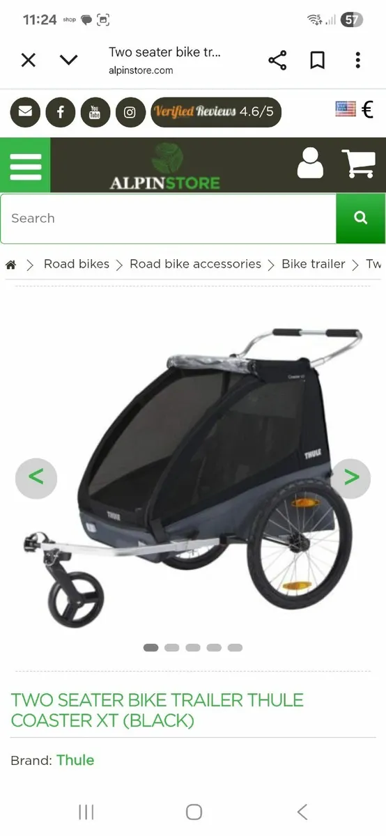 Thule Bike Trailer - Image 1