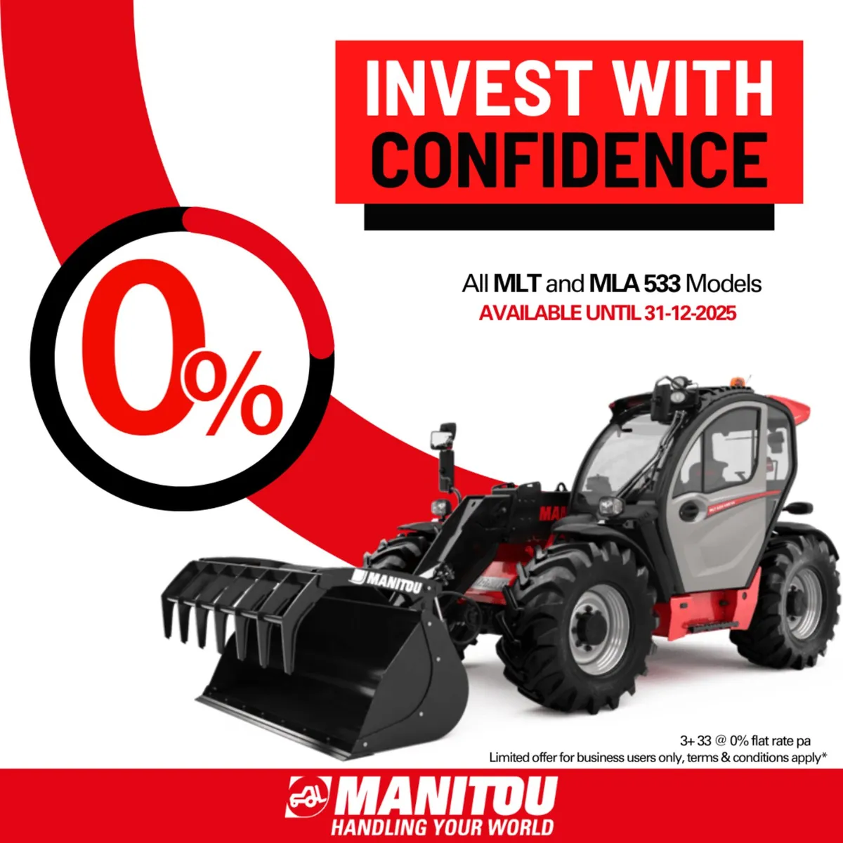 New Manitou MLT635 telescopic loader - Image 1