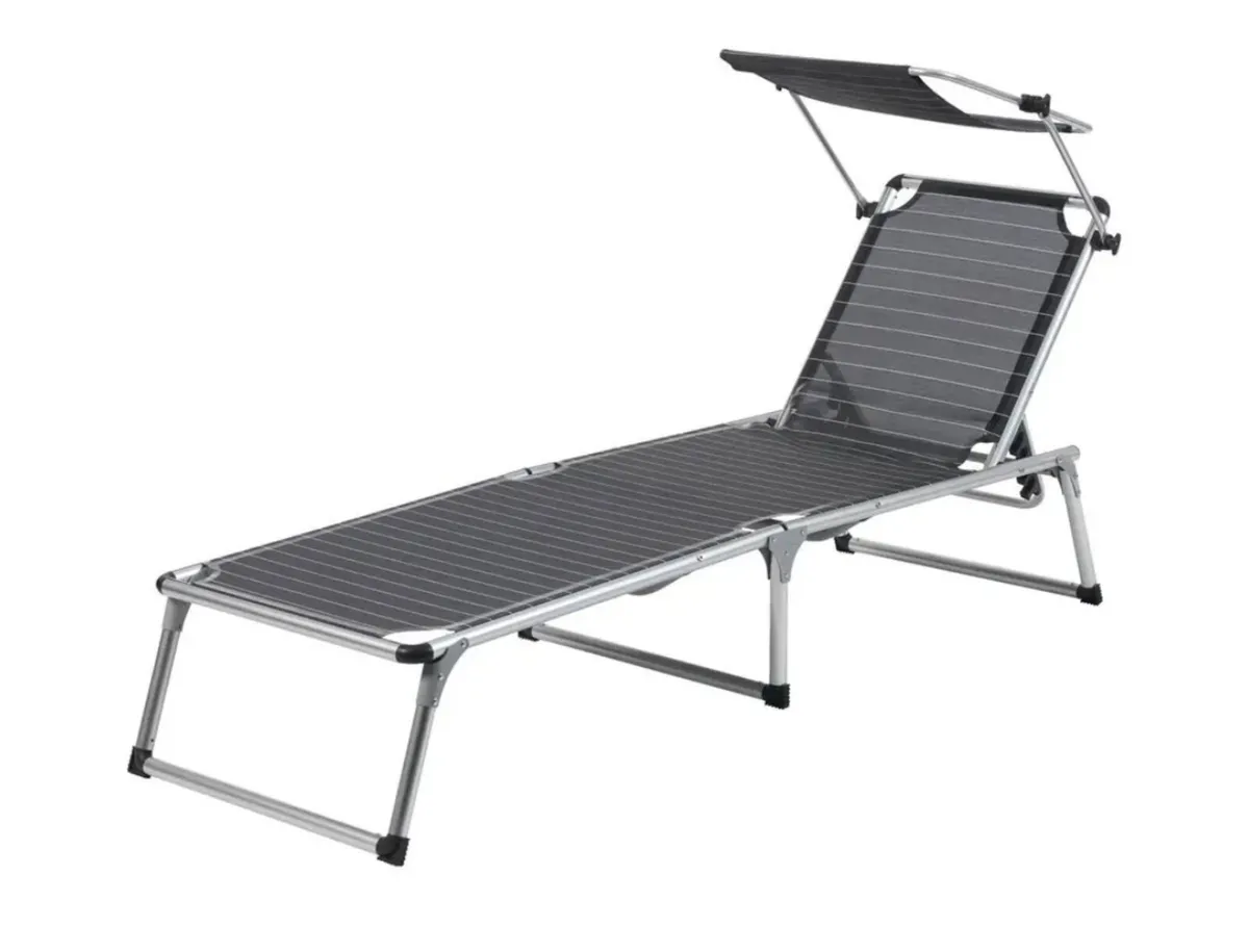 Sunlounger W59xL194 grey