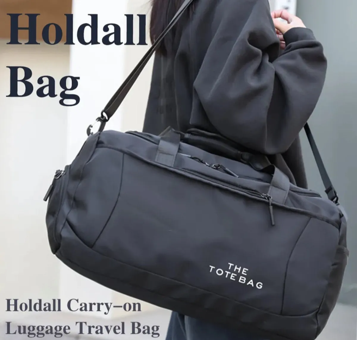 NEW Black Tote Bag for Travel, Gym etc - Image 1