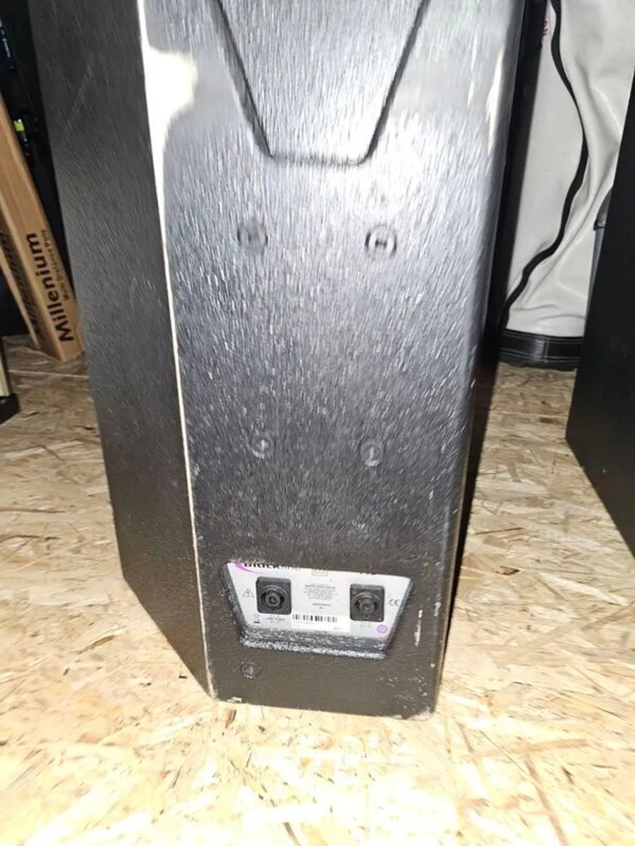 PA System - Dynacord Powermate 1000 Mk2 + 2x Martin Audio Blackline F12+ Speakers (with Poles) - Image 4