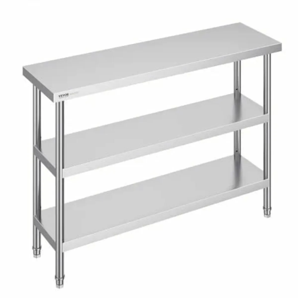Steel Food Prep Table Commercial Kitchen Work Tabl - Image 1