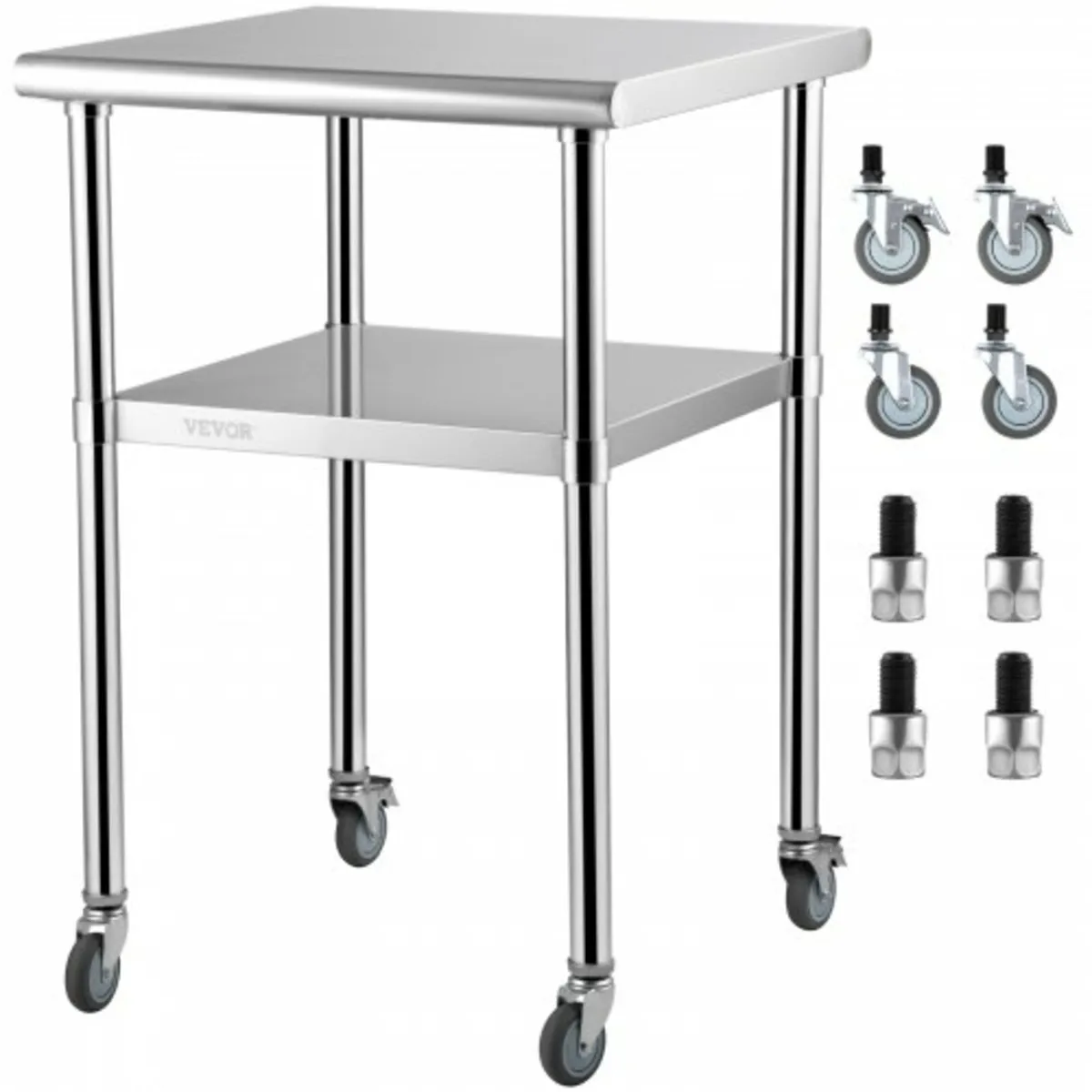 Stainless Steel Prep Table, 61 x 61 x 91 cm, 272 k - Image 1