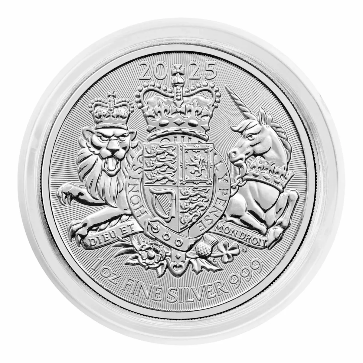 Silver Bullion 1oz Coin ,2025 The Royal Arms. - Image 1